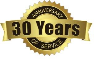 30 years of service